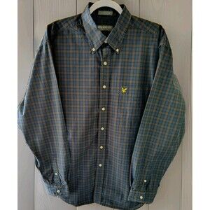 Lyle & Scott Scotland Men's Shirt Size XL Cotton Long Sleeve Button